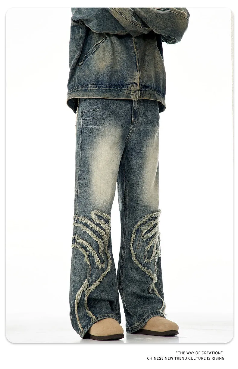 American Men's Straight Retro Jeans
