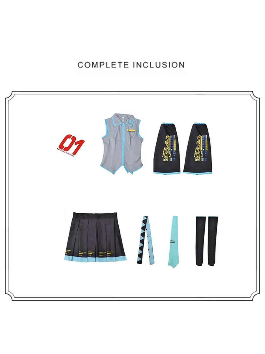 Anime Vocaloid Miku Cosplay Outfit