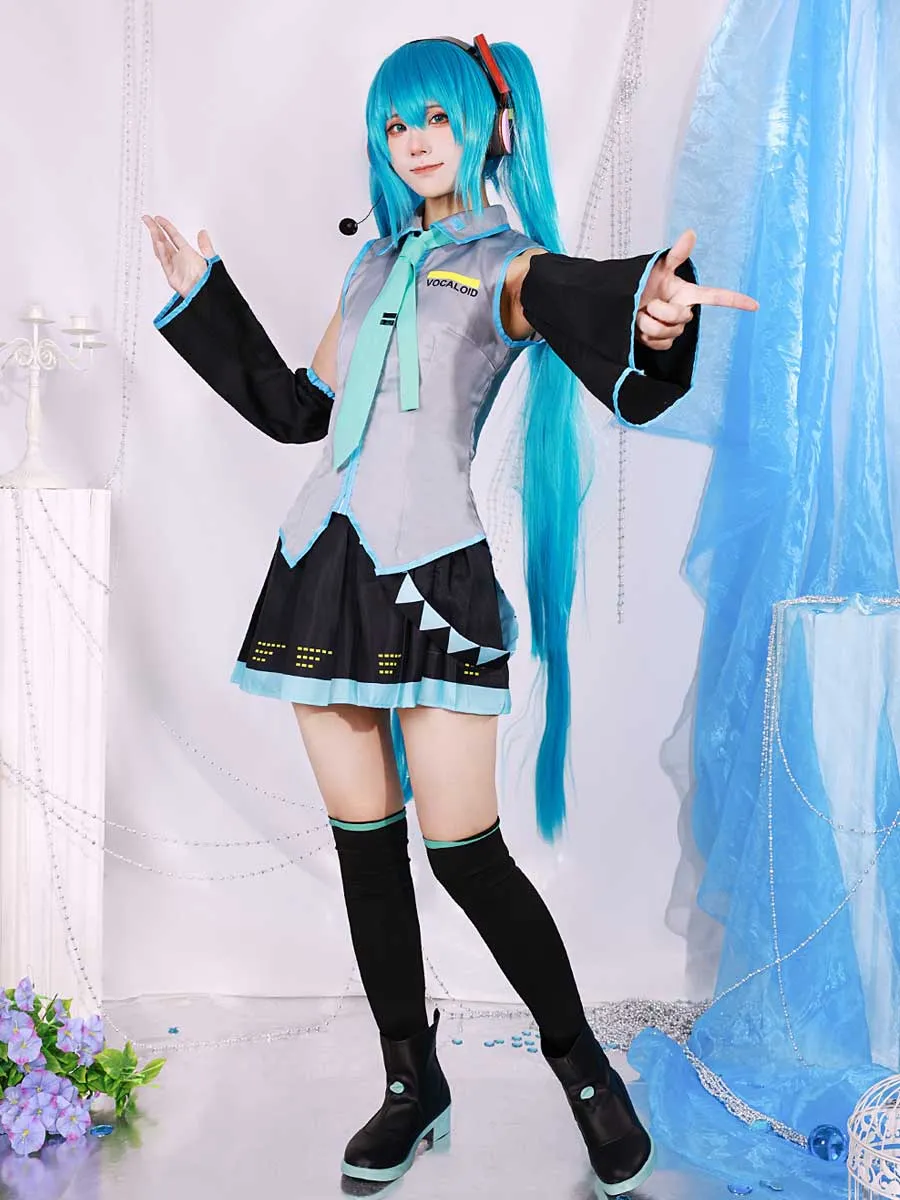 Anime Vocaloid Miku Cosplay Outfit