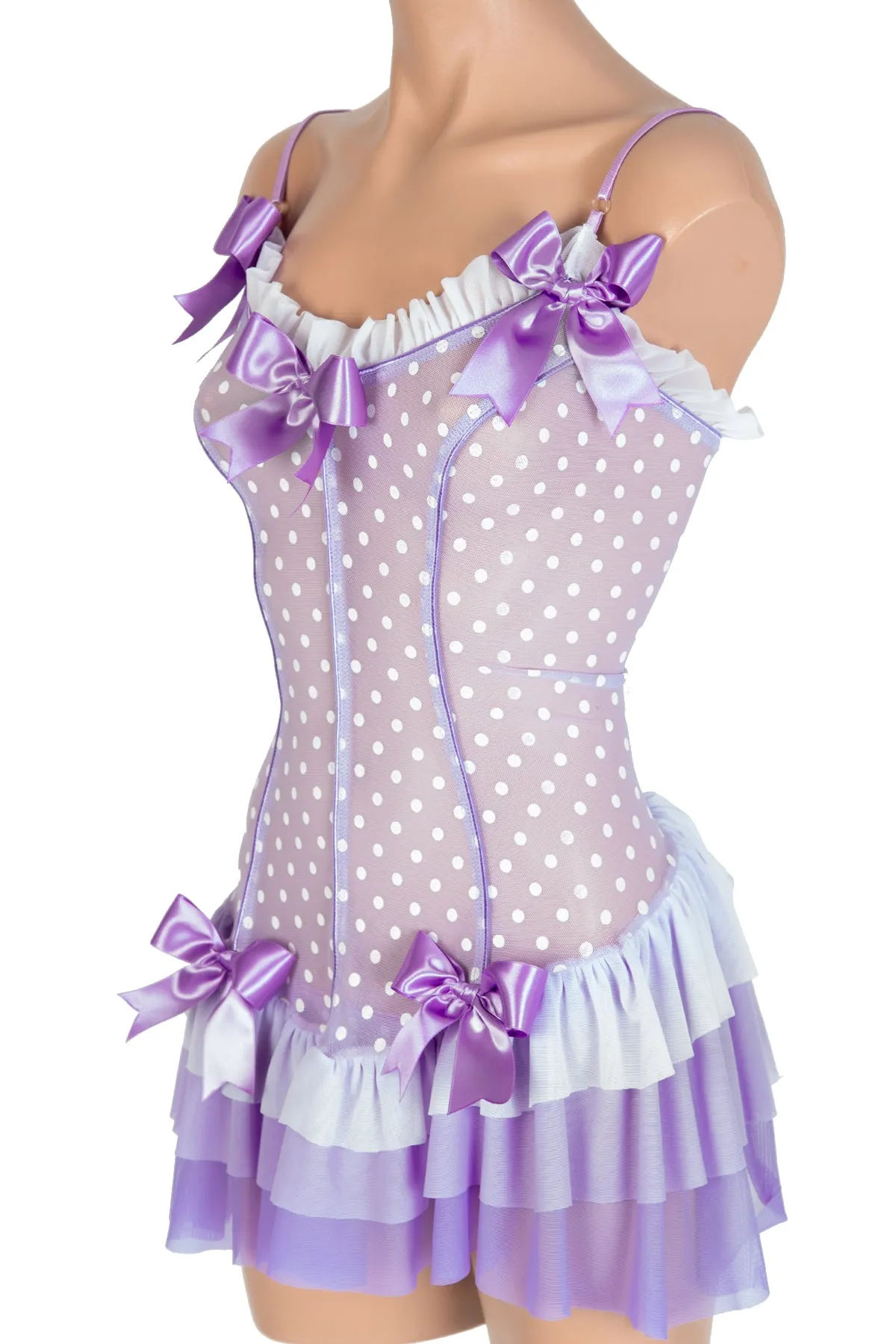 Crme Chantilly Chemise with Blender Ruffles