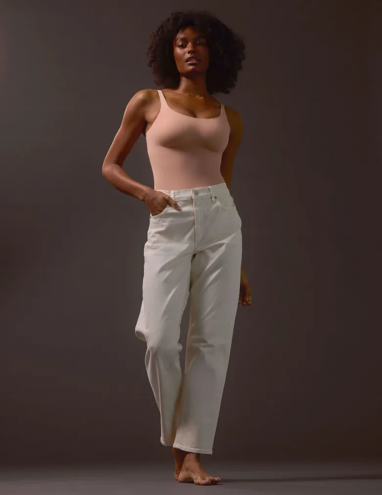 Evelyn & Bobbie EB1811 Structured Scoop Bra Tank Himalayan Salt