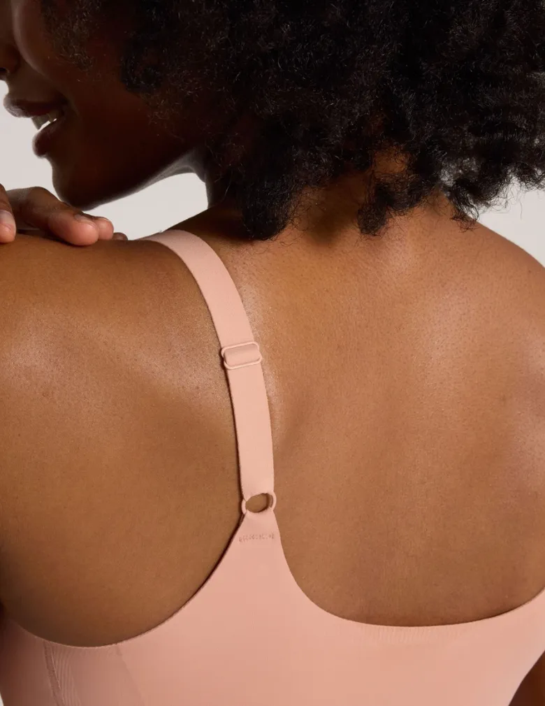 Evelyn & Bobbie EB1811 Structured Scoop Bra Tank Himalayan Salt