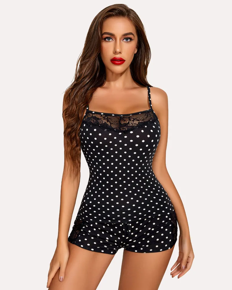 Lace Pajamas Set Shorts Sets