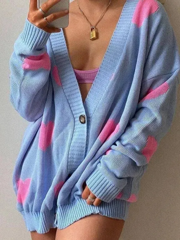 Love Knitted  Women Cardigan Sweater