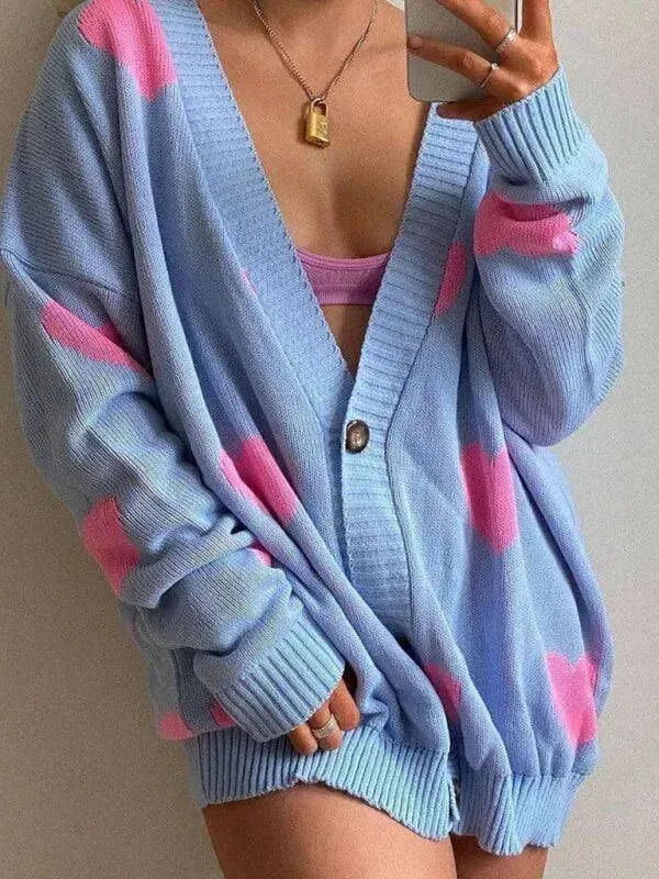Love Knitted  Women Cardigan Sweater