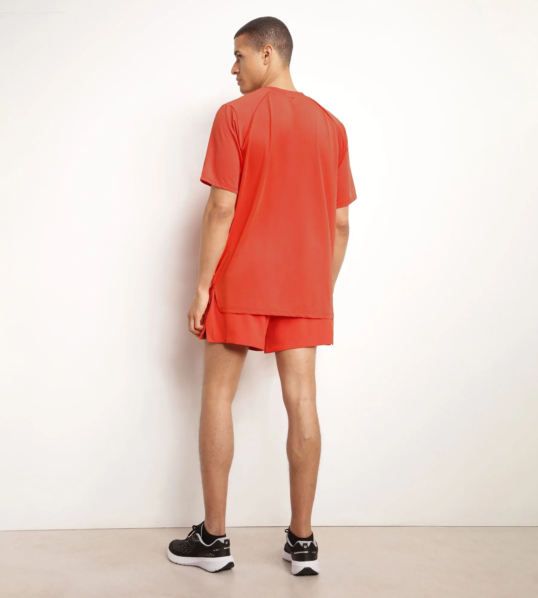Men's sports shorts in breathable fabric Red Dim Move