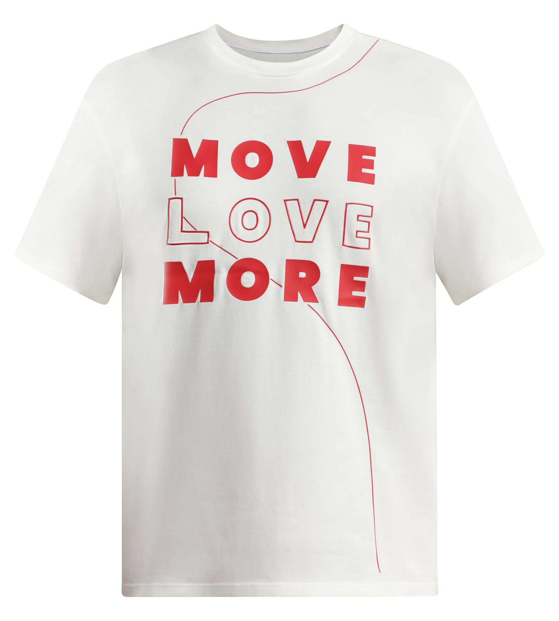 Men's thermoregulating jersey sports T-shirt Red Dim Move