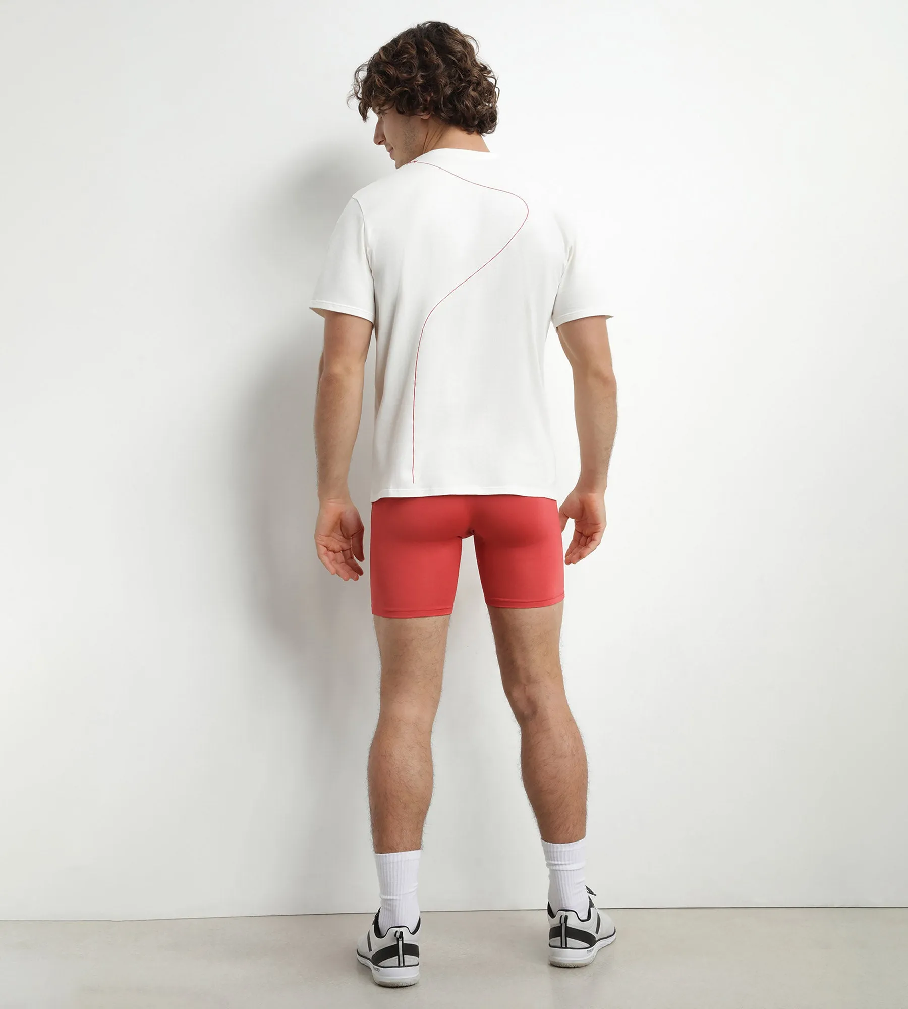 Men's thermoregulating jersey sports T-shirt Red Dim Move
