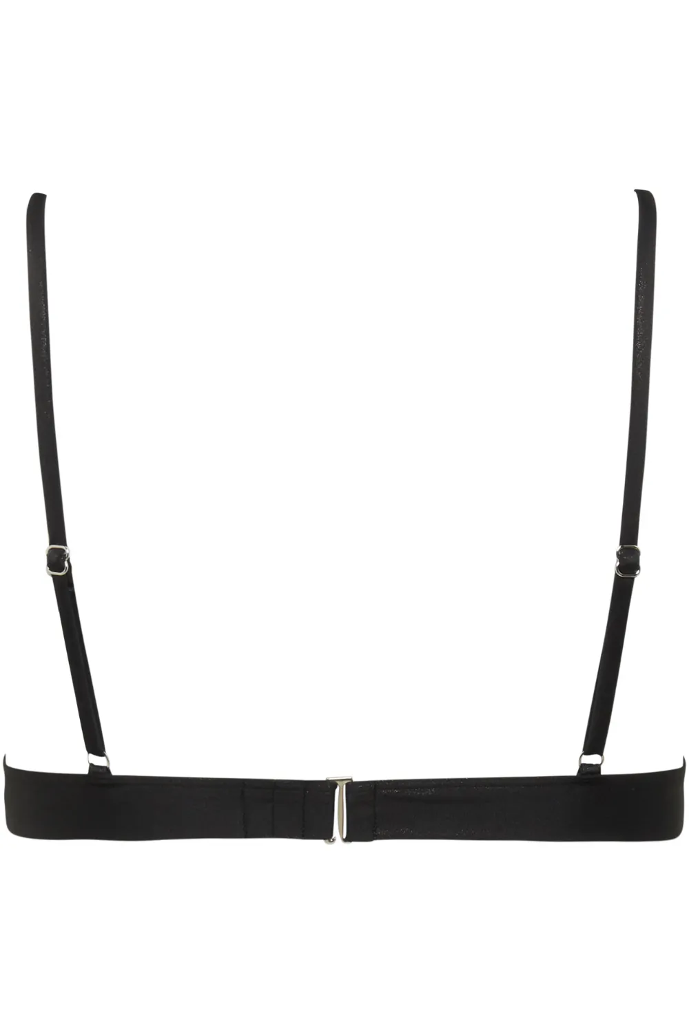Minuit Triangle Bikini Top in Black