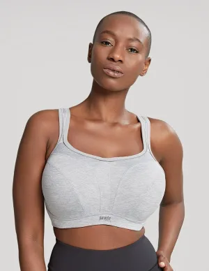 Panache Power 5021 Gray Marl Convertible Underwire Sports Bra