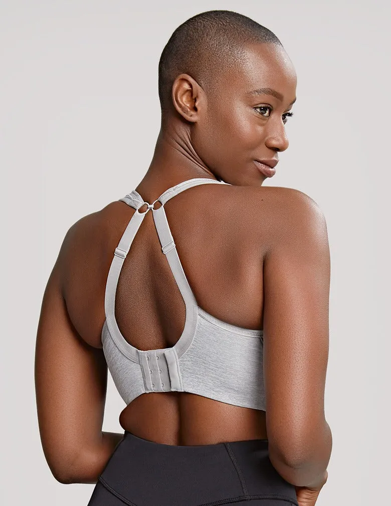 Panache Power 5021 Gray Marl Convertible Underwire Sports Bra