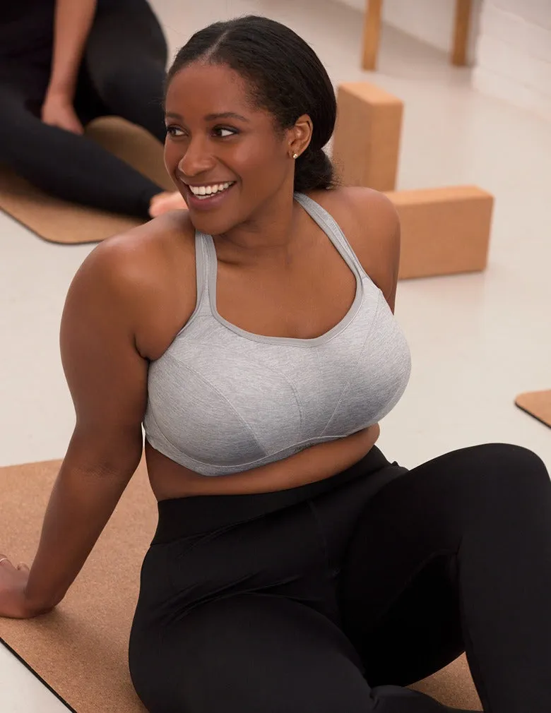 Panache Power 5021 Gray Marl Convertible Underwire Sports Bra