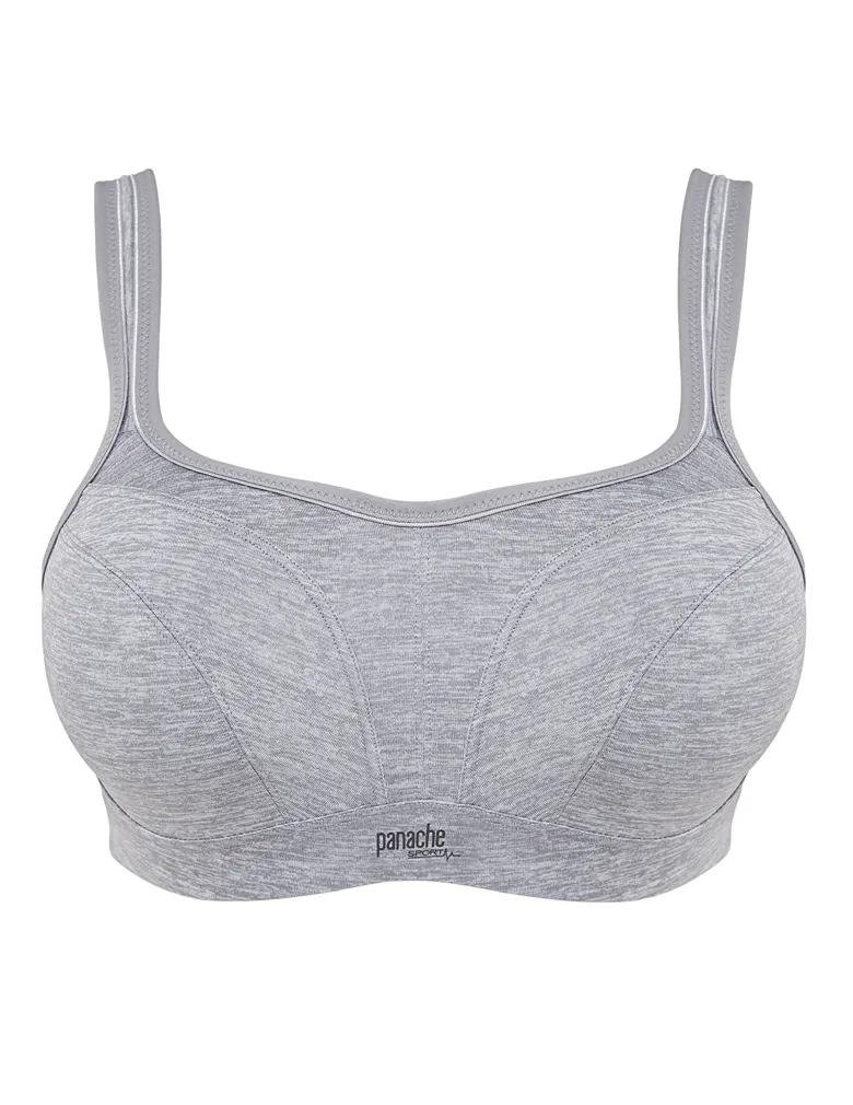 Panache Power 5021 Gray Marl Convertible Underwire Sports Bra