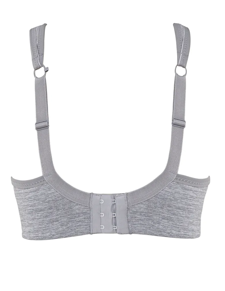 Panache Power 5021 Gray Marl Convertible Underwire Sports Bra