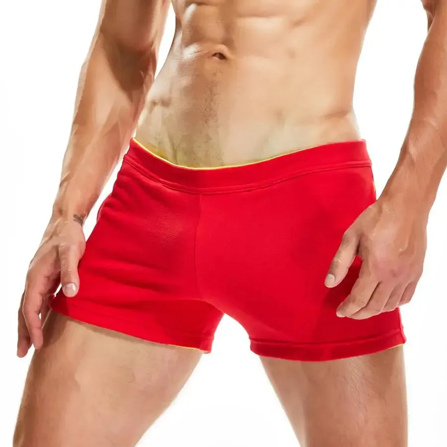 #PB Men Casual Shorts 100% Cotton Breathable Fitness Sport Shorts