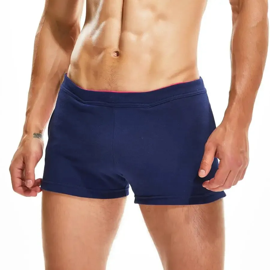 #PB Men Casual Shorts 100% Cotton Breathable Fitness Sport Shorts