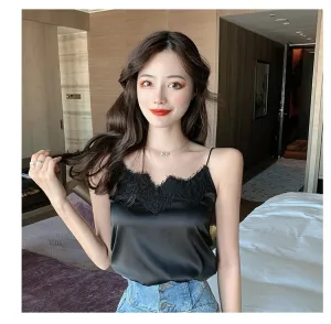 #PB V-Neck Sleeveless Crop Top
