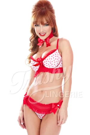 Pin Up Double Ruffle Bikini Panty