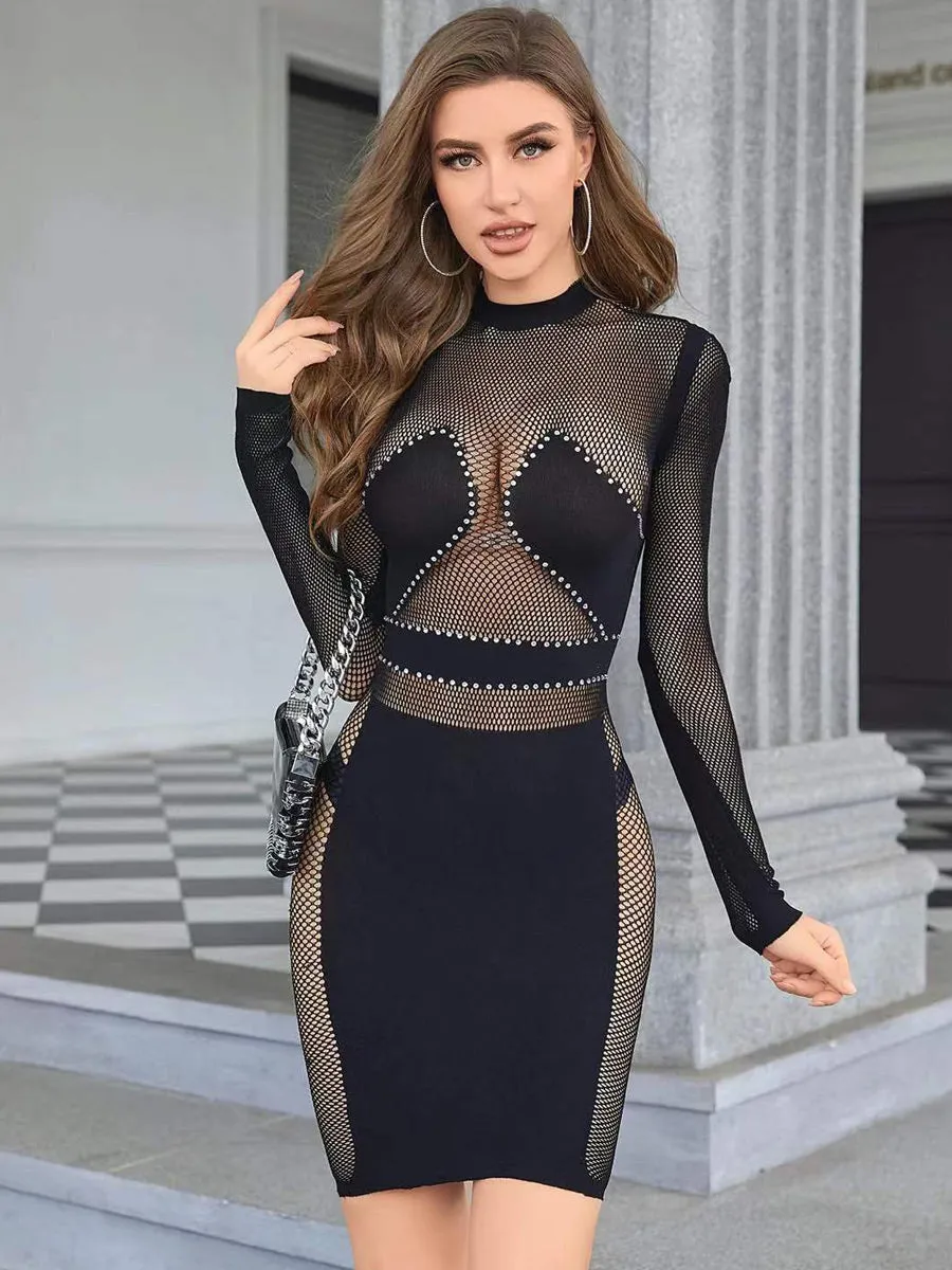 Seamless Fishnet Dress