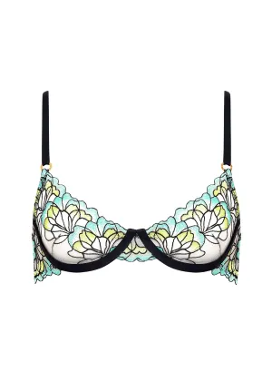 Serena Wired Bra (Mint/Lemon/Black)