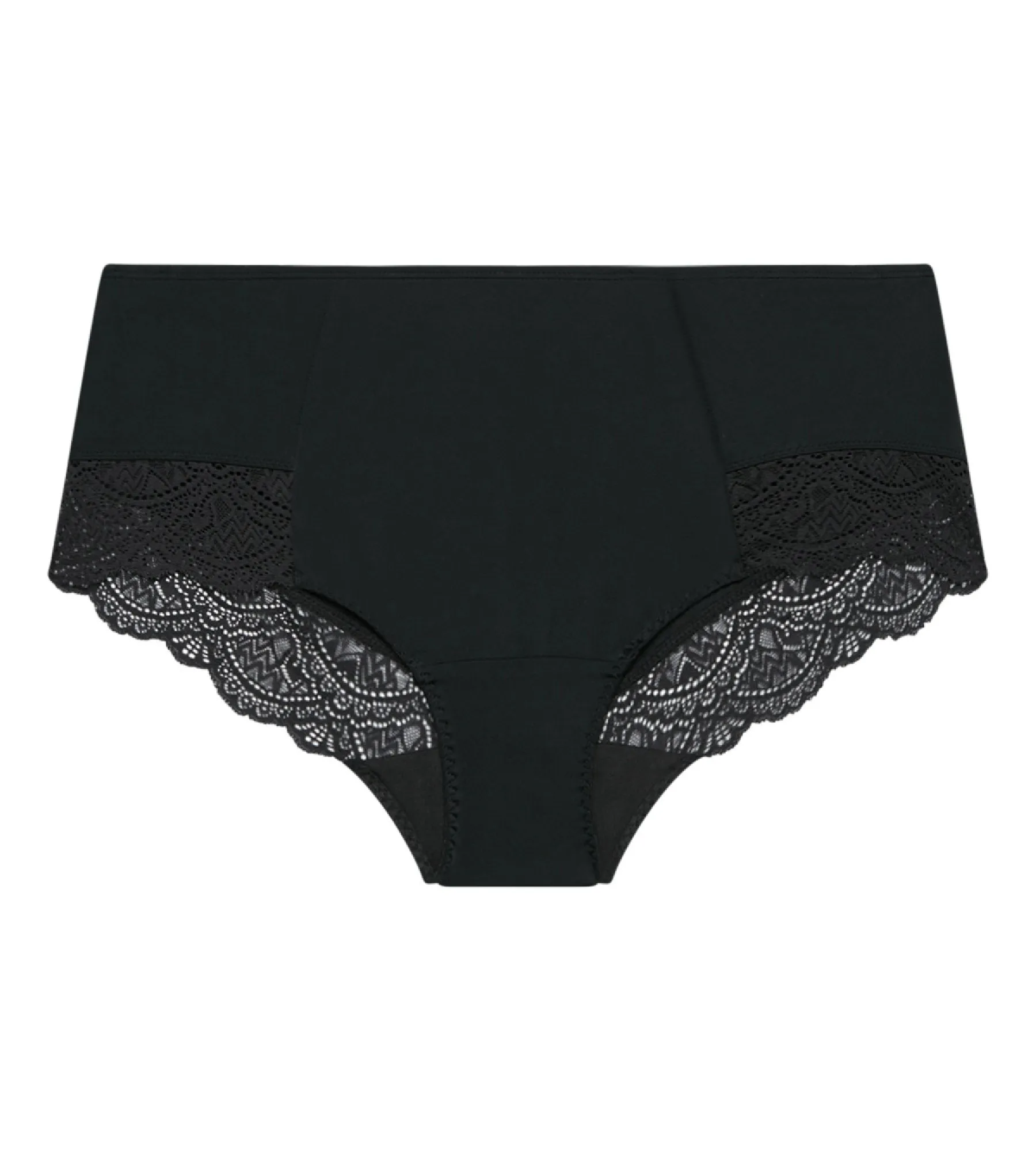 Women's High-Waist Flat Tummy Briefs in Black  Dim Silhouette Essentiel